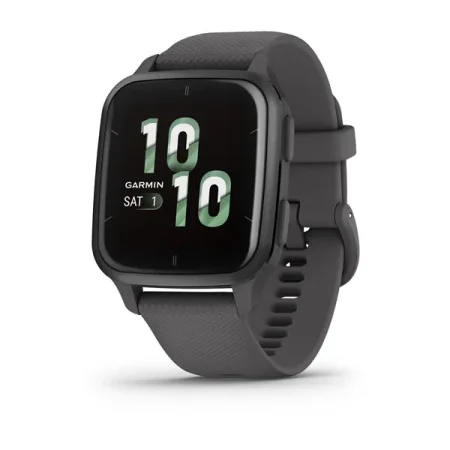 Venu Sq 2 - Slate Bezel with Shadow Gray Case and Silicone Band