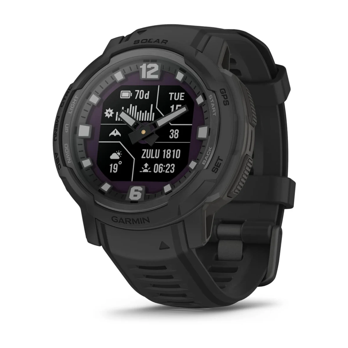 Garmin Instinct Crossover Solar - Tactical Edition, Black